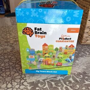 Fat Brain Toys My Town Block Set - Colorful Playset